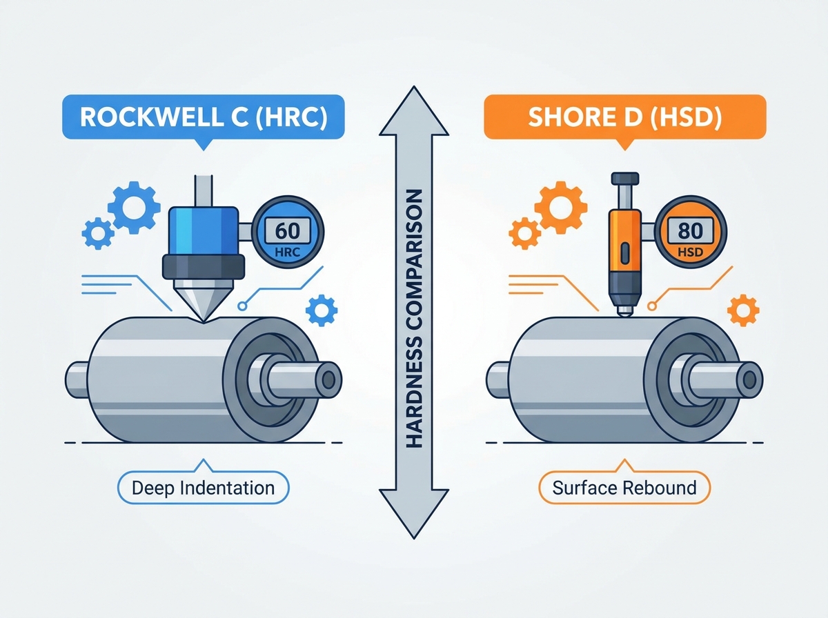 HRC vs HSD Roll Hardness Evaluation